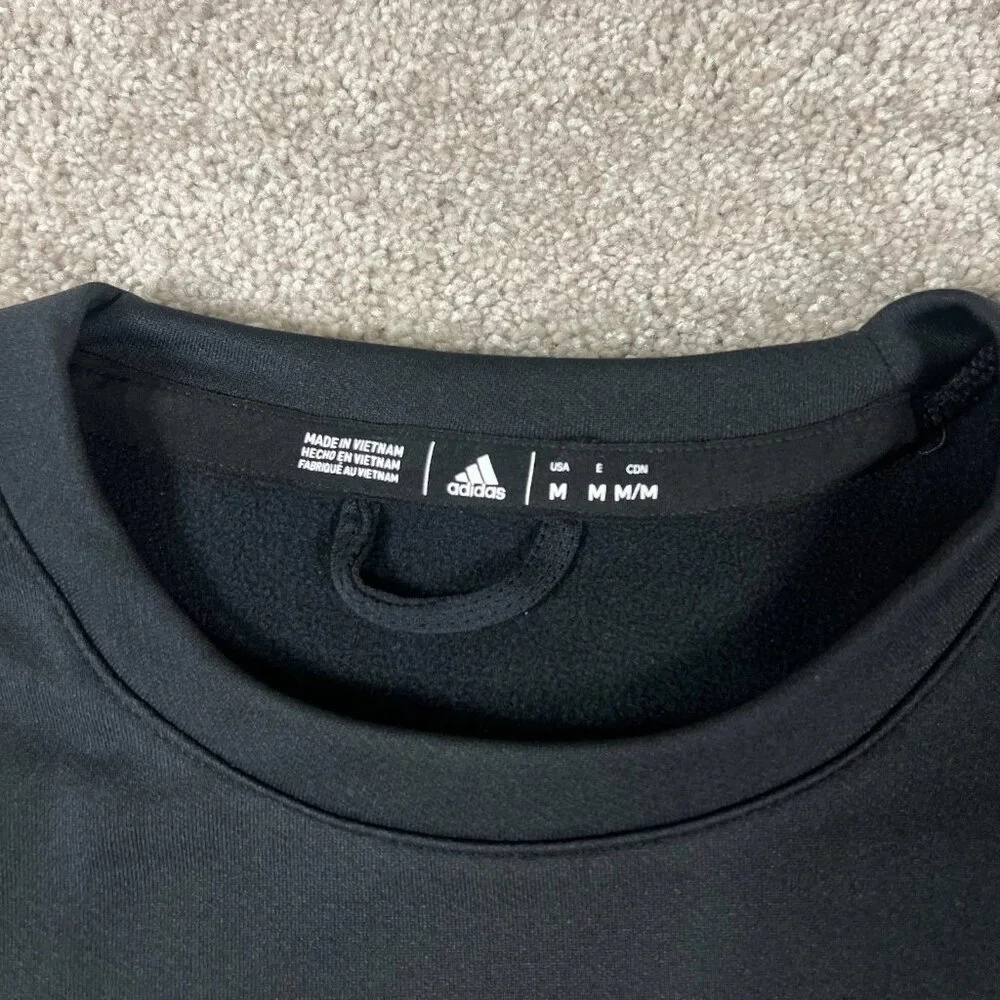Adidas Mens Medium Black Pullover‎ Tampa Bay Lightning Hockey Sweatshirt NWT